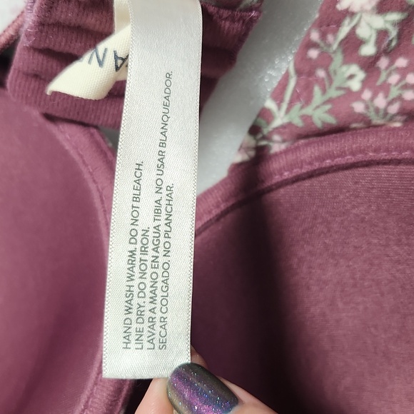 Lucky Brand Floral Mauve Bra 42D - Picture 8 of 8